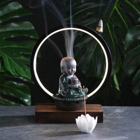 Набор благовоний на подставке "Будда" 23*20см с подсветкой