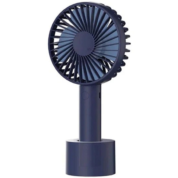фото Портативный вентилятор xiaomi solove n9p, зарядная подставка, 3 скорости, 2000 мач, синий