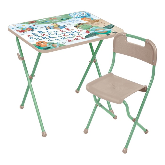 Комплект детской мебели «ДИНОпилоты» комплект детской мебели с азбукой бежевый