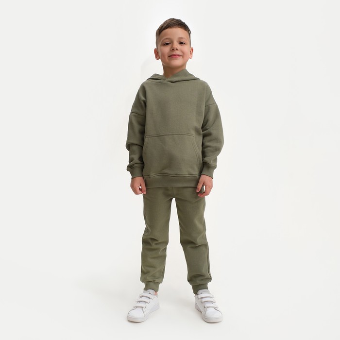 

Костюм детский (худи, брюки) KAFTAN "Basic line", размер 34 (122-128), цвет хаки
