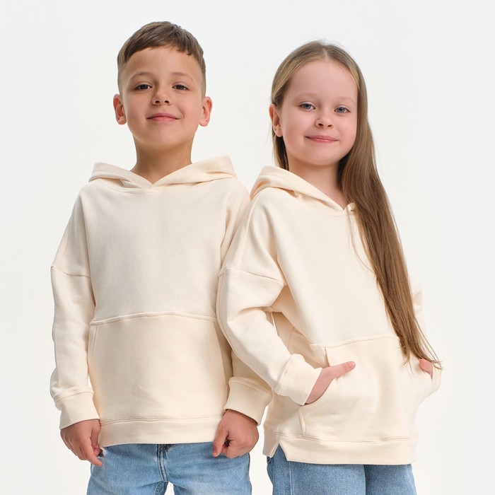 

Худи детское KAFTAN "Basic line", размер 36 (134-140), цвет бежевый