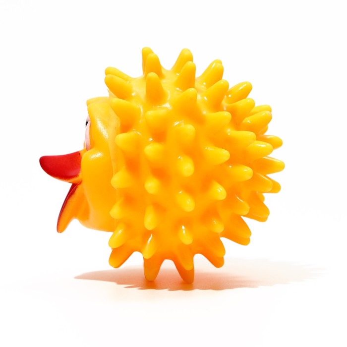 

Игрушка пищащая "Уткоёж" для собак, 7,5 см, жёлтая