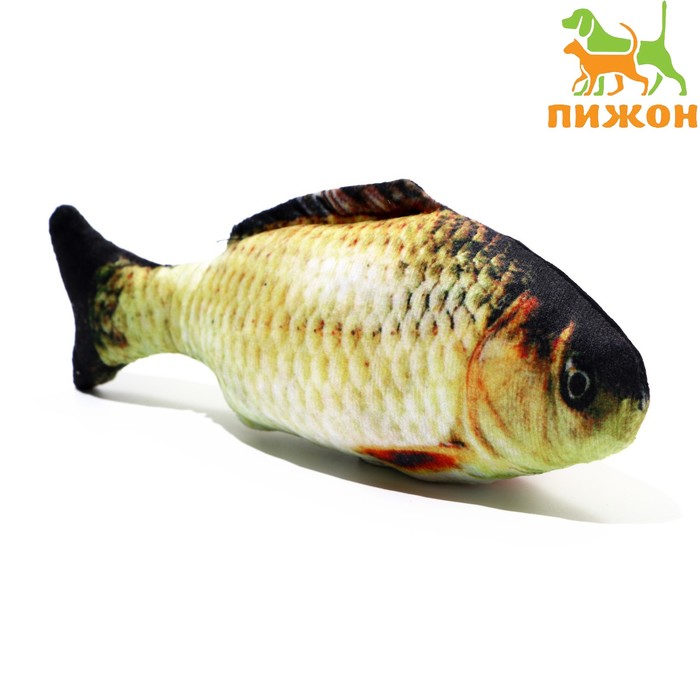 

Игрушка "Рыба моей мечты!" с кошачьей мятой, сазан, 20 см