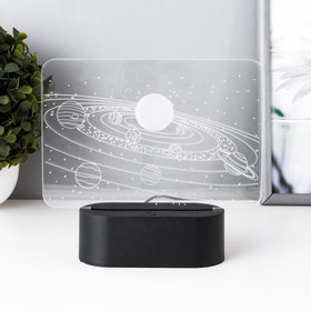 

Светильник сенсорный "Космос" LED USB (90см) от батареек 3xАА черный 17,7х5,5х16,7 см