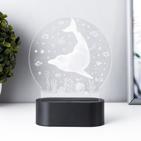 

Светильник сенсорный "Морской мир" LED USB (90см) от батареек 3xАА черный 14х5,5х18 см