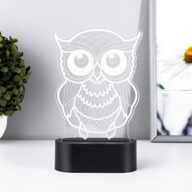 

Светильник сенсорный "Сова" LED USB (90см) от батареек 3xАА черный 12,7х5,5х20,5 см
