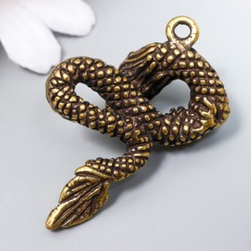 

Сувенир латунь "Китайский дракон" 4,3х3,1 см