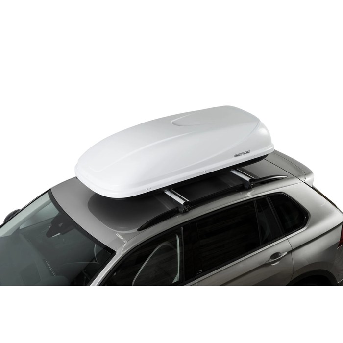 фото Автобокс на крышу bonus (односторонний), 425 литров, размером 1710х820х430, белый матовый, bw425 koffer