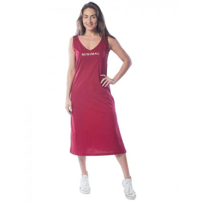 Платье женское Minimal, размер 54, цвет бордовый