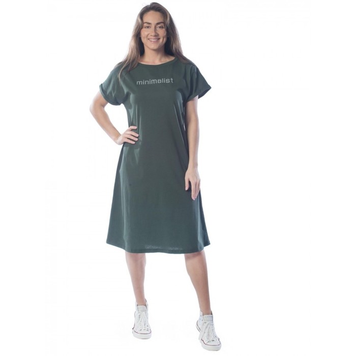 фото Платье женское minimalist, размер 54, цвет хаки klery