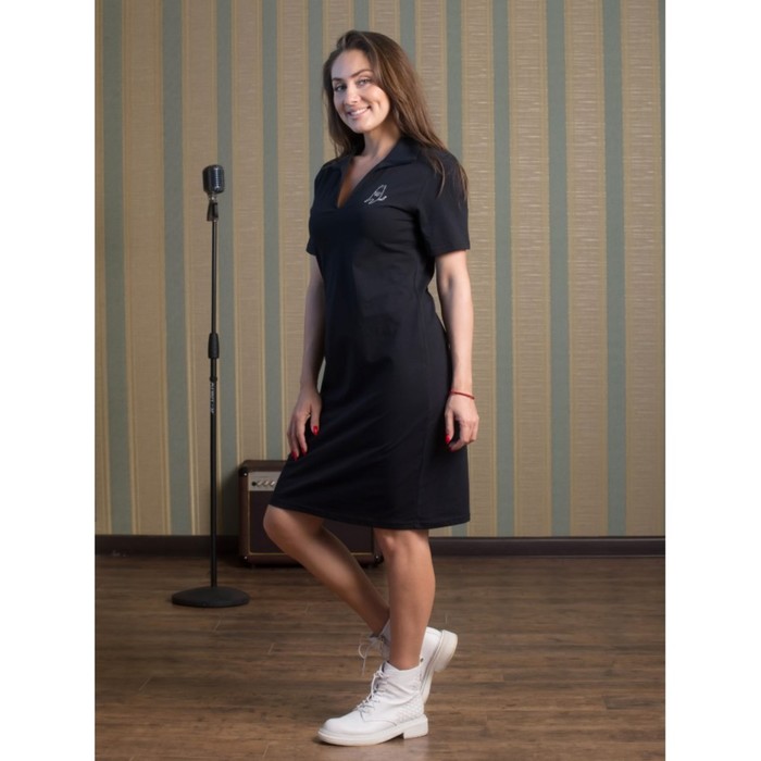 фото Платье женское « котик», размер 56, цвет чёрный klery