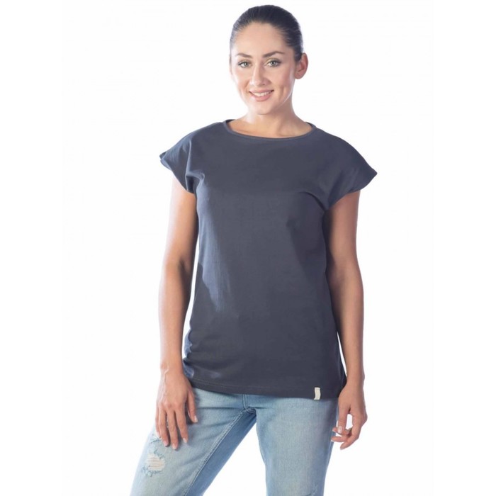 

Футболка женская, размер 48, цвет серый