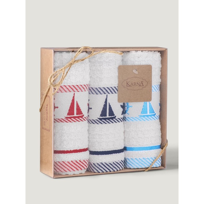 

Кухонные полотенца махровые SAIL, размер 30x50 см, 3 шт