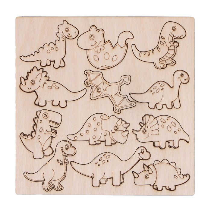 Набор заготовок для творчества "Динозавры" Т1503