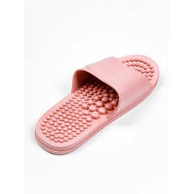 

Тапочки с массажным эффектом AMARO HOME Healthy Feet Открытый нос (Розовый) 40-41