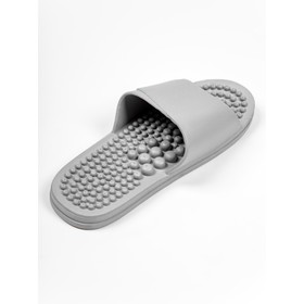 

Тапочки с массажным эффектом AMARO HOME Healthy Feet Открытый нос (Серый) 38-39