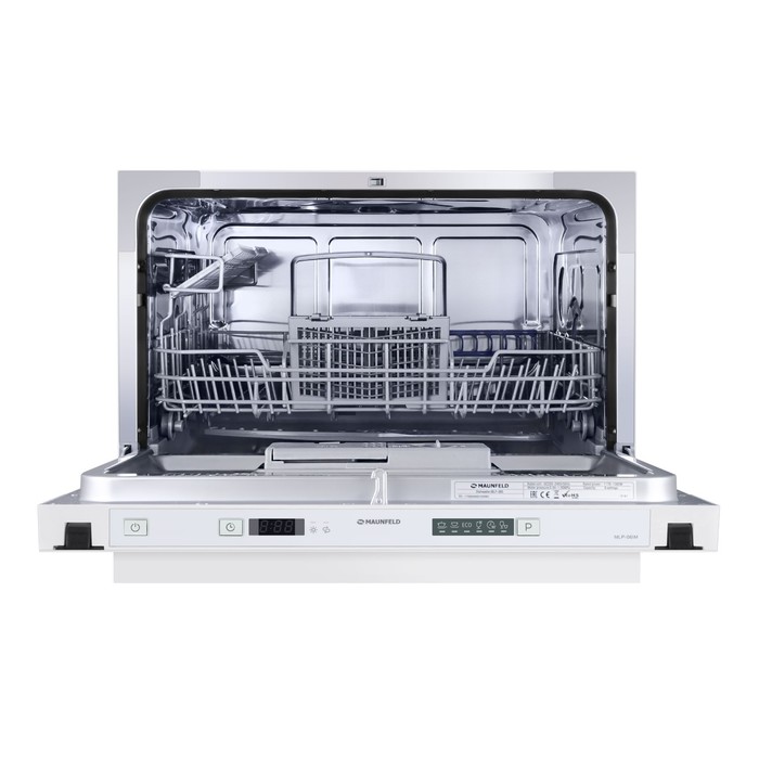 Посудомоечная машина MAUNFELD MLP-06IM, встраиваемая, класс А+, 6 комплектов, 6 программ посудомоечная машина maunfeld mwf06im класс в 3 комплекта 6 программ бело чёрная
