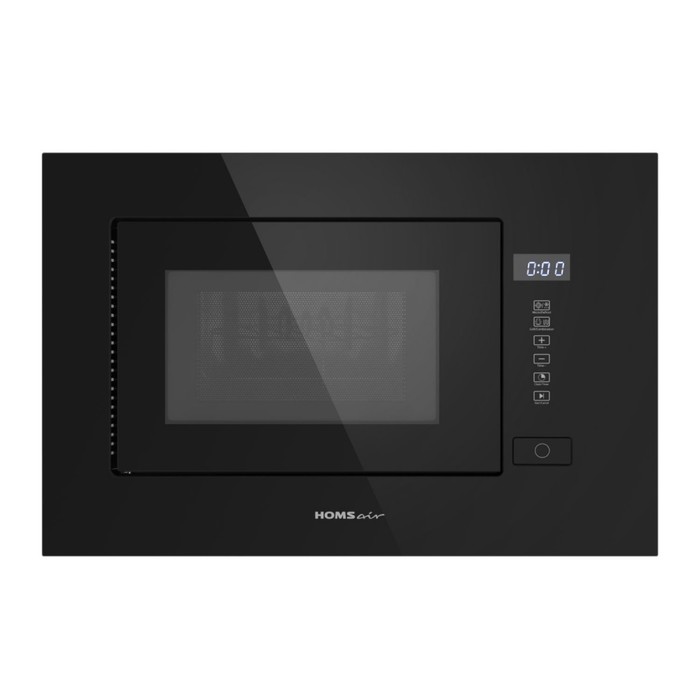 фото Встраиваемая микроволновая печь homsair mob205gb, 1080 вт, 20 л, 5 режимов, чёрная