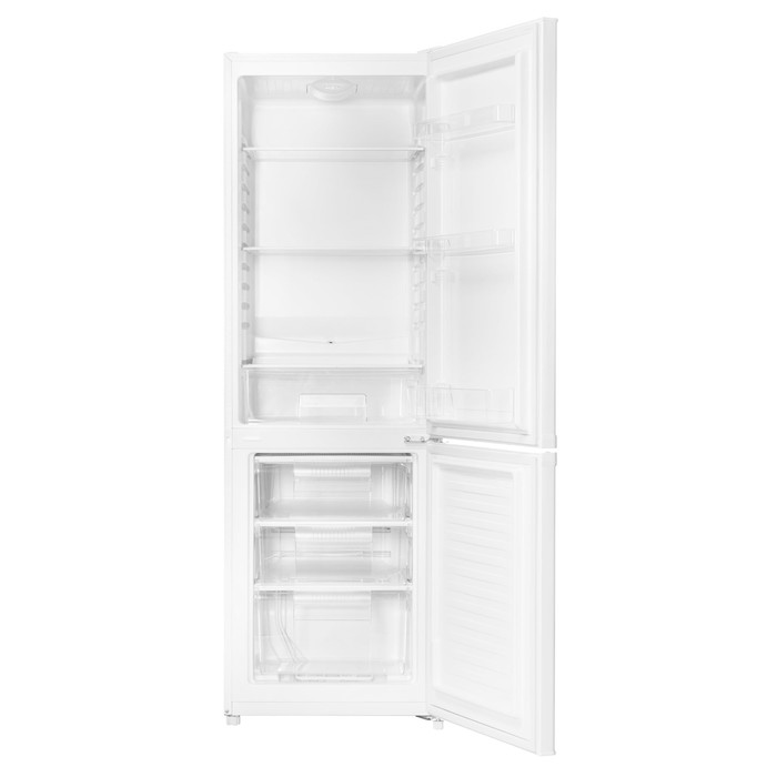 Холодильник MAUNFELD MFF170W, двухкамерный, класс А+, 237 л, белый холодильник maunfeld mff170w белый