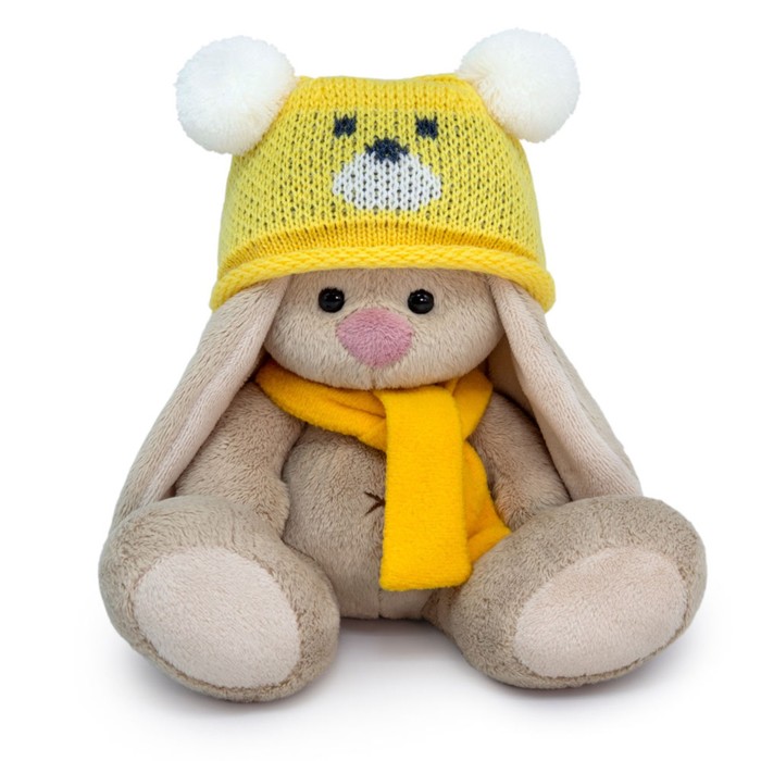 фото Мягкая игрушка «зайка ми в шапке. медвежонок», 15 см