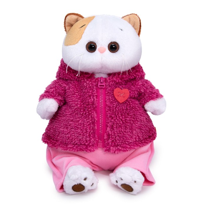 Мягкая игрушка «Ли-Ли в теплом костюме с сердечком», 27 см мягкая игрушка ли ли в трикотажном костюме 27 см