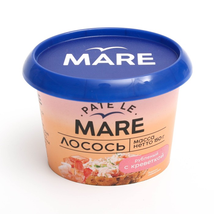 

Лосось рубленый с кревет Pate Le Mare 150 г Балтийский Берег