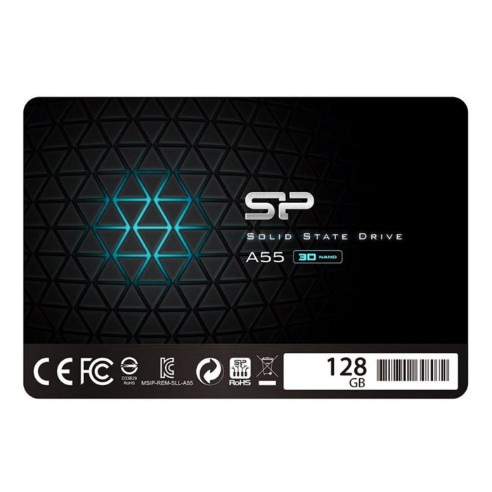 

Накопитель SSD Silicon Power SP128GBSS3A55S25, 128 Гб, SATA III, 2.5"