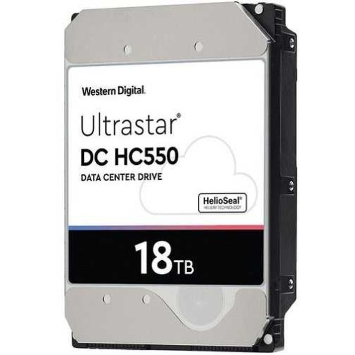 фото Жесткий диск wd original 0f38459 wuh721818ale6l4 ultrastar dc hc550, 18 тб, sata iii, 3.5" western digital