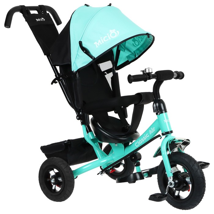 

Велосипед трёхколёсный Micio Classic Air, надувные колёса 10"/8, цвет тиффани
