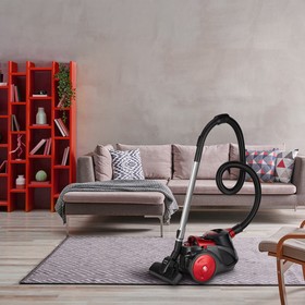 

Пылесос Vitek VT-8127, 2200/400 Вт, контейнер 2.5 л, чёрно-красный