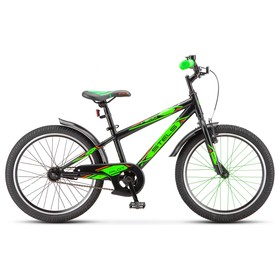 

Велосипед 20" Stels Pilot-200 Gent, Z010, цвет черный/салатовый, размер 11"