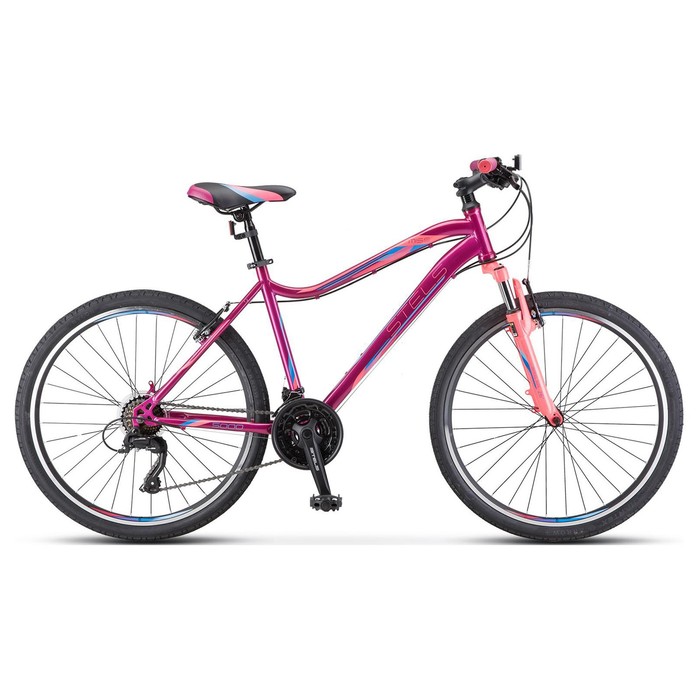 Велосипед 26 Stels Miss-5000 V, V050, цвет фиолетовый/розовый, размер 18