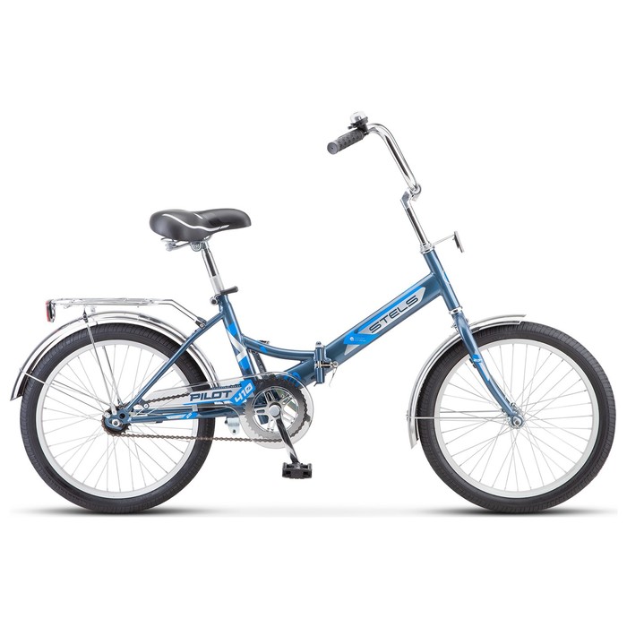 Велосипед 20 Stels Pilot-410, Z010, цвет синий, размер 13,5 велосипед 20 stels tyrant v030 цвет коричневый размер 21