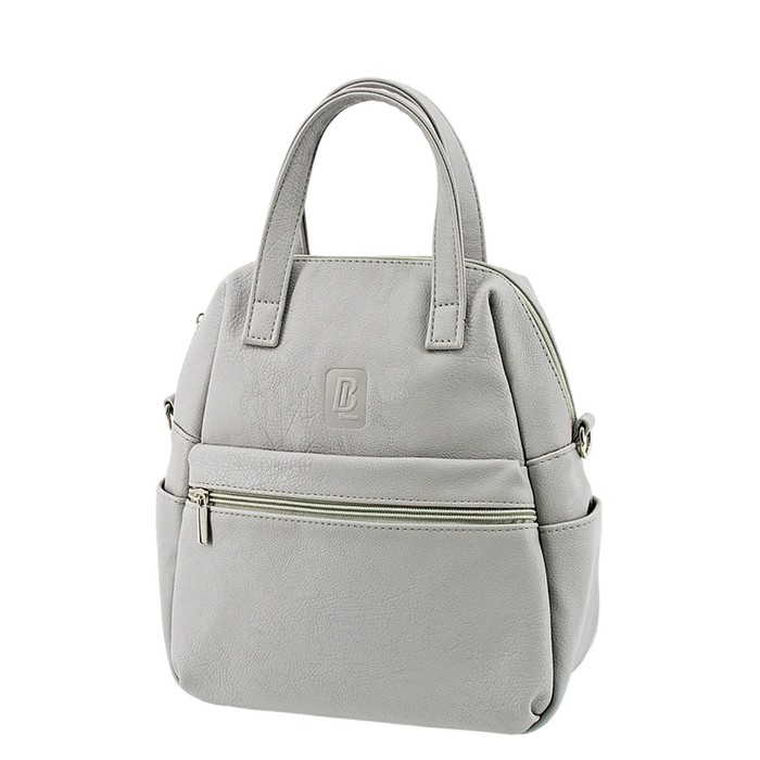 фото В2746 сумка-рюкзак, отдел на молнии, цвет серый 27х18х10см bagsland