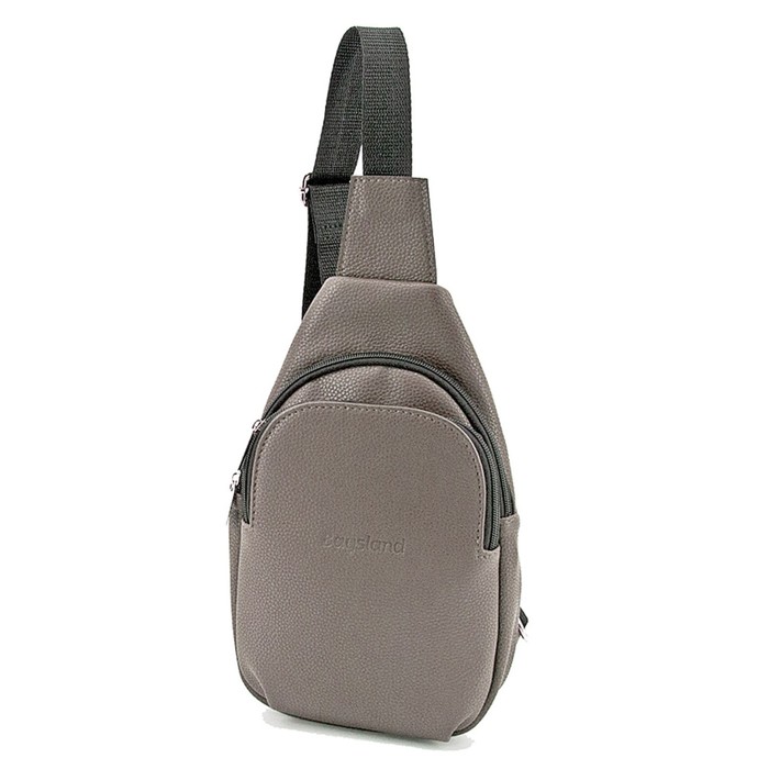 фото В2770 рюкзак-слинг, отдел на молнии, цвет коричневый 28х16х4см bagsland