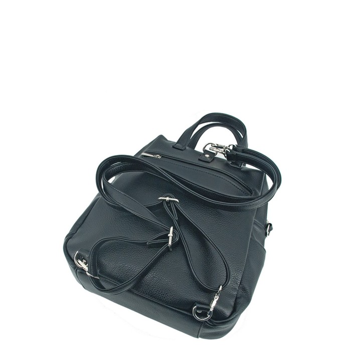 фото В2753 сумка-рюкзак, отдел на молнии, цвет темно-синий 30х27х11см bagsland