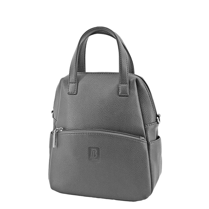 фото В2744 сумка-рюкзак, отдел на молнии, цвет серый 27х18х10см bagsland