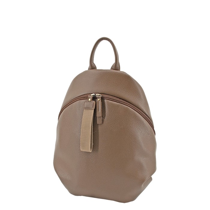 фото В2685 рюкзак, отдел на молнии, цвет светло-коричневый 37х25х10см bagsland