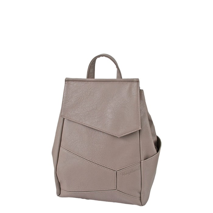 фото В2665 сумка-рюкзак, отдел на клапане, цвет светло-коричневый 32х24х12см bagsland