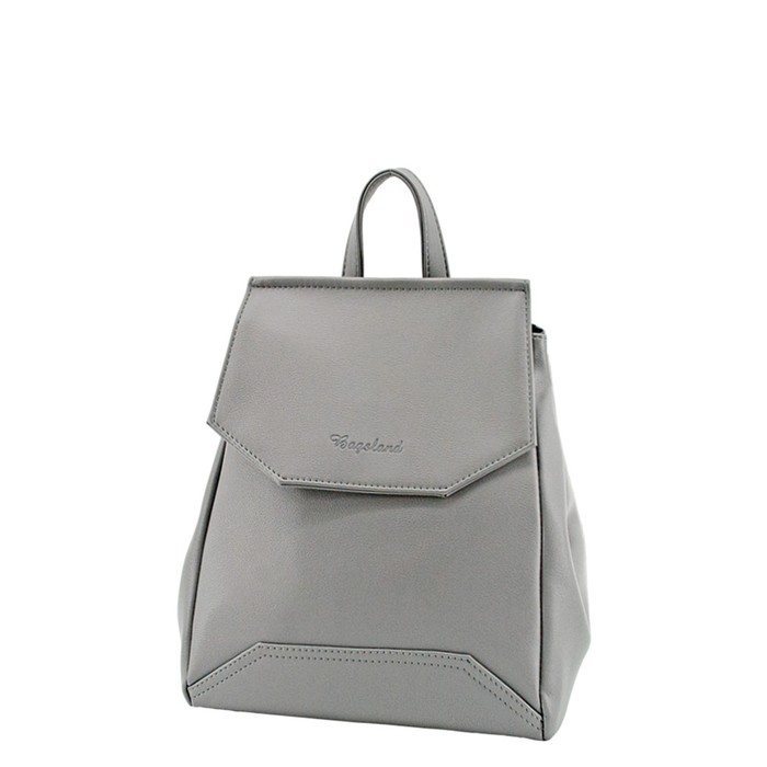 В2656 Сумка-рюкзак, отдел на клапане, цвет серый 32х24х12см цена и фото
