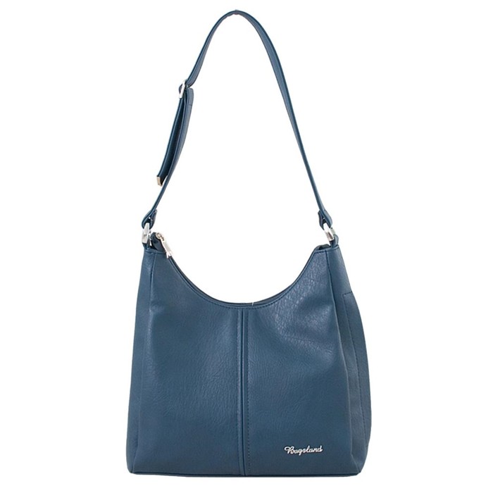 фото В2302 сумка мешок, отдел на молнии, цвет синий 30х30х10см bagsland