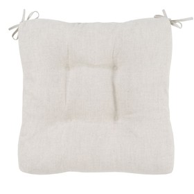 

Подушка на стул Linen grey, размер 40х40 см
