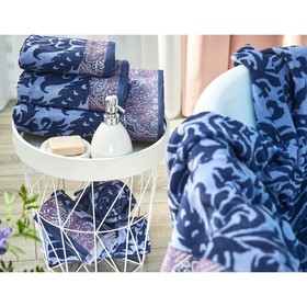 

Полотенце махровое Goa blue/violet, размер 34х76 см