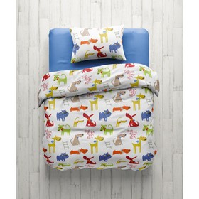 

Постельное бельё 2 сп Multicolor, размер 180х214 см, 175х215 см, 70х70 см - 2 шт