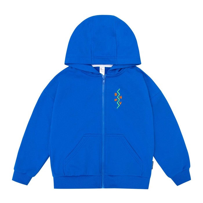 

Толстовка с капюшоном для мальчика, рост 104 см, цвет синий