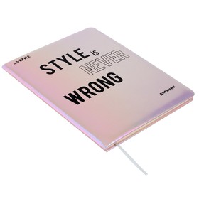 

Дневник школьный для 1-11 класса, Style is Never Wrong, твёрдая обложка, искусственная кожа, блок 80 г/м2, ляссе