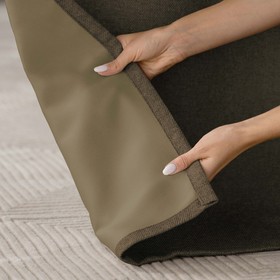 

Комплект штор с подхватами «Вандер», размер 2х150х270 см, цвет темно-коричневый