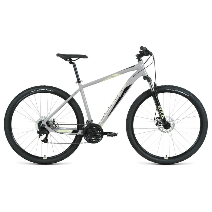 фото Велосипед 29" forward apache 2.2 d, 2022, цвет серый/бежевый, размер 19"