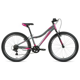 

Велосипед 24" Forward Jade 1.0, 2022, цвет серый/розовый, размер 12"