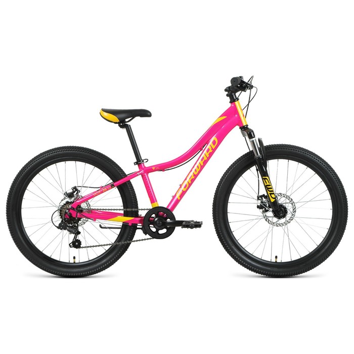 фото Велосипед 24" forward jade 2.0 d, 2022, цвет розовый/золотой, размер 12"